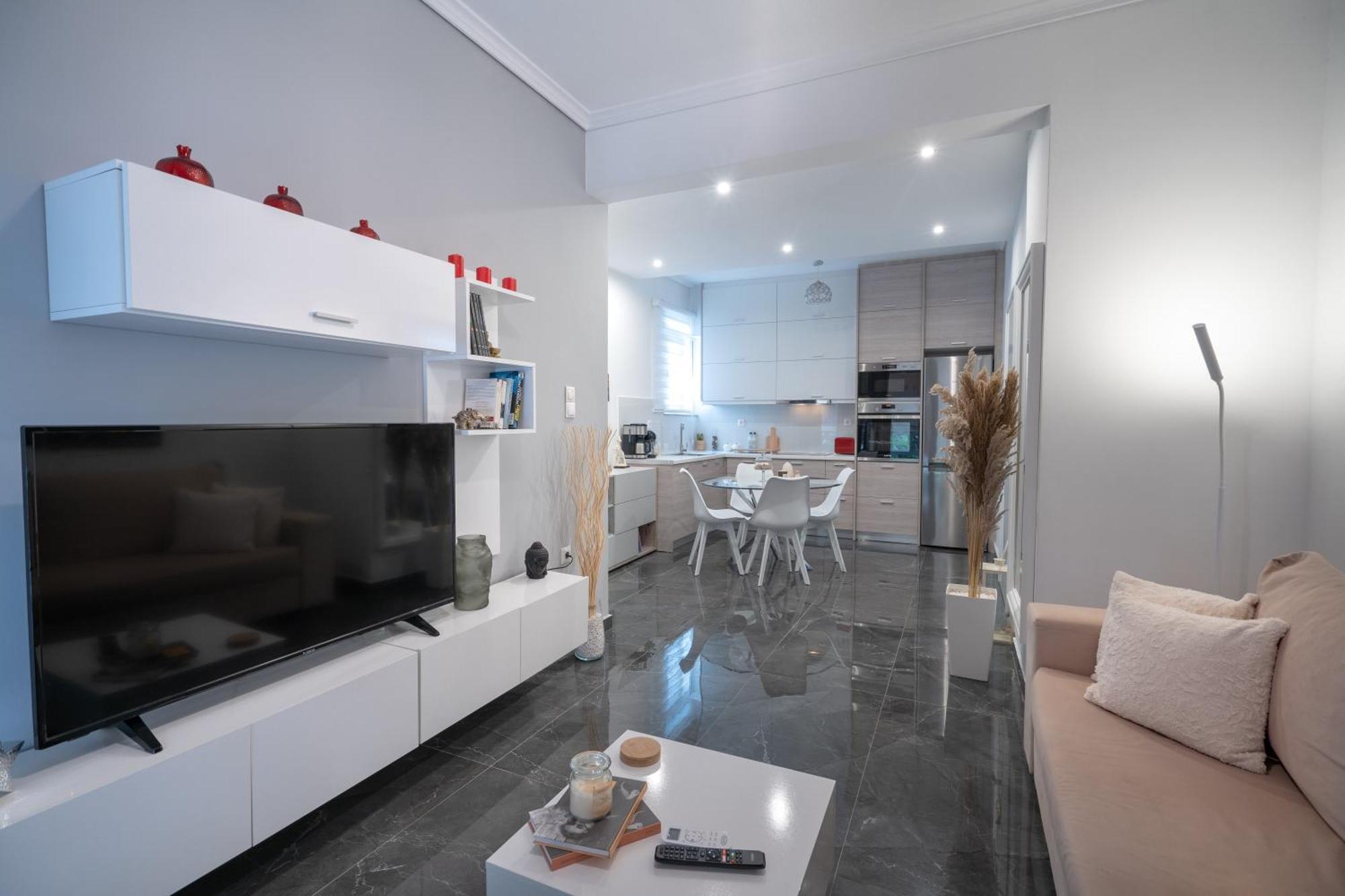 Neo Irakleio Train St. 1 Bedrm 4 Pers. Apartment Atina Dış mekan fotoğraf