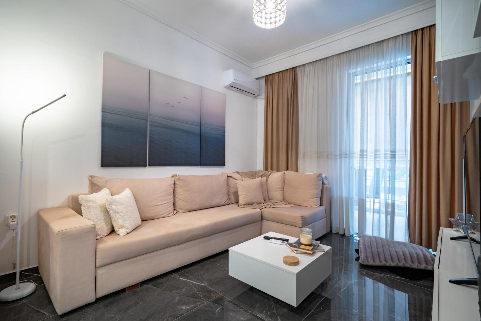 Neo Irakleio Train St. 1 Bedrm 4 Pers. Apartment Atina Dış mekan fotoğraf