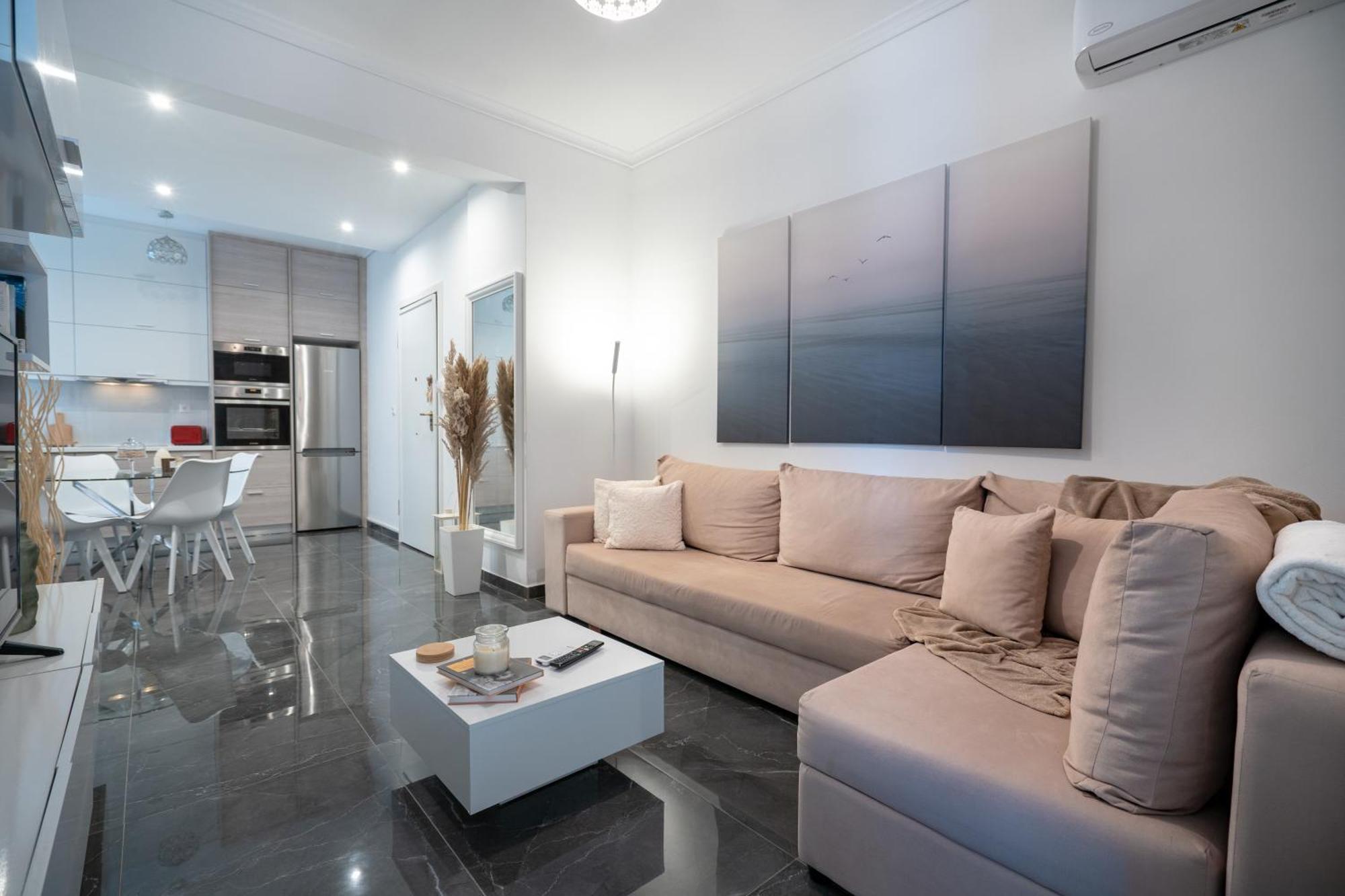 Neo Irakleio Train St. 1 Bedrm 4 Pers. Apartment Atina Dış mekan fotoğraf