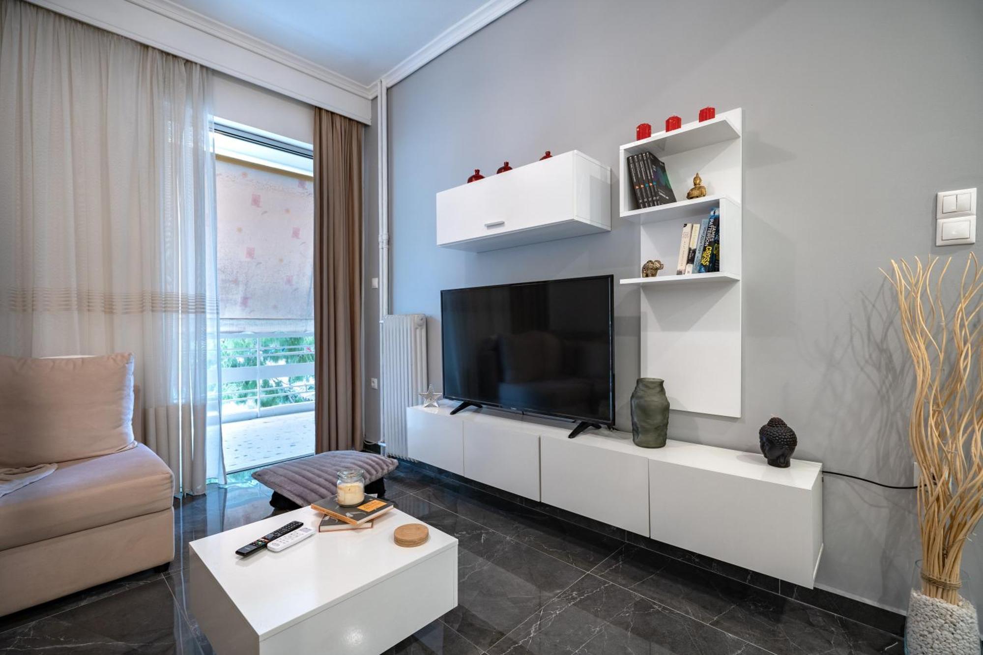 Neo Irakleio Train St. 1 Bedrm 4 Pers. Apartment Atina Dış mekan fotoğraf